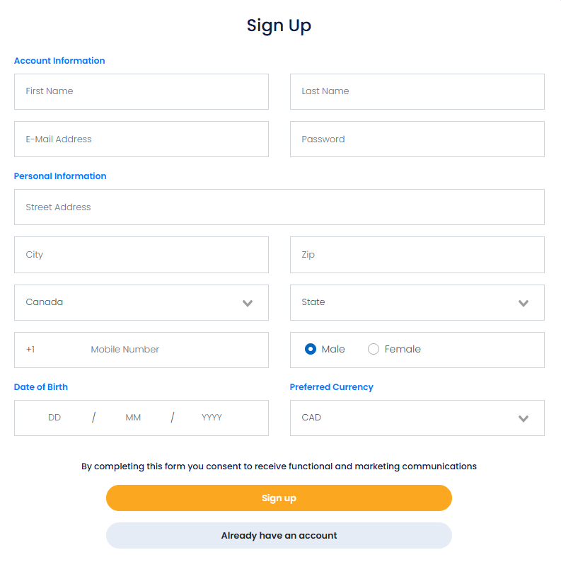 Coolcat Casino sign up